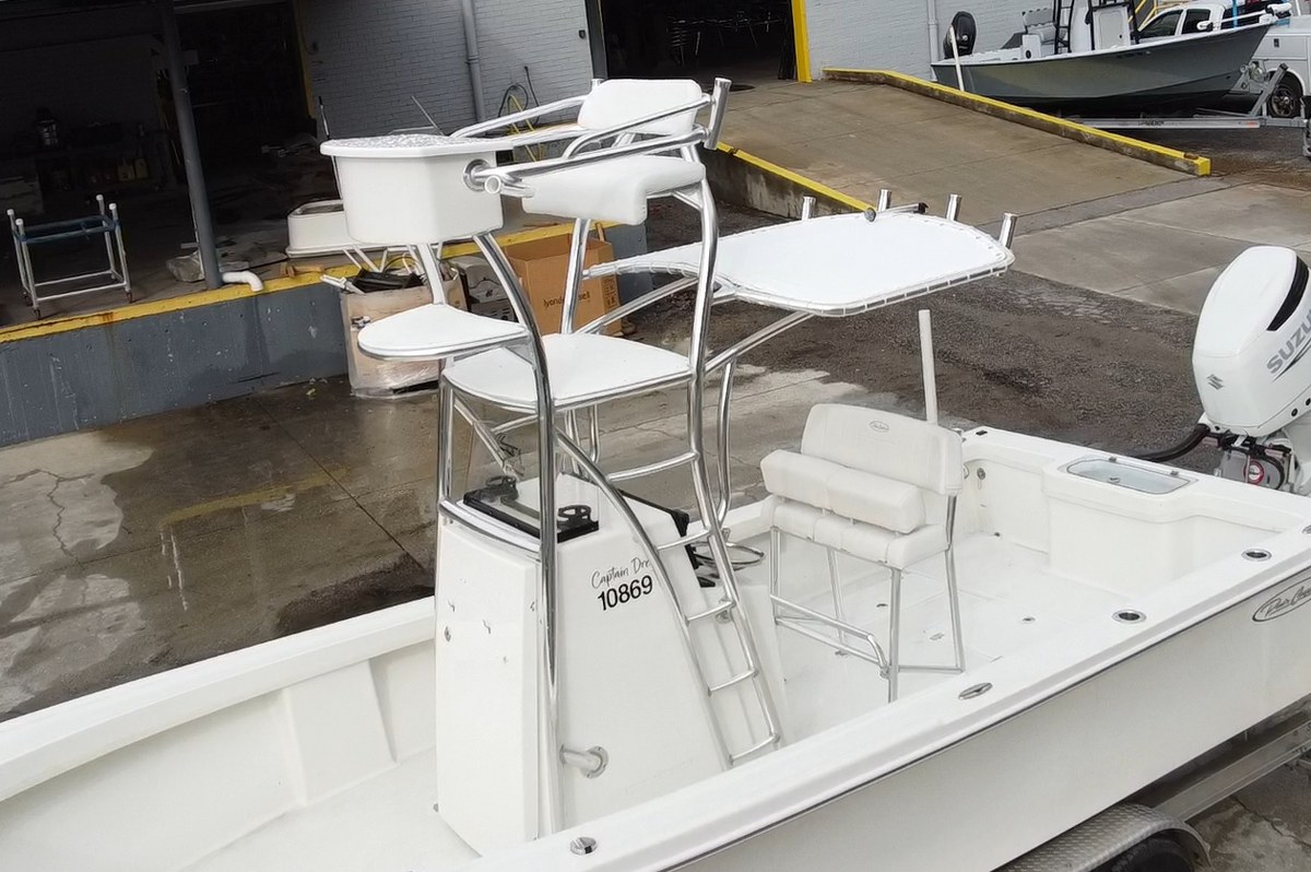 Custom Cobia Tower For A Center Console Boat - Aluminum Boat Towers