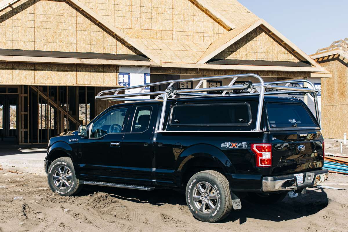 Camper Shell Ladder Rack - Aluminum Truck Rack for Topper 