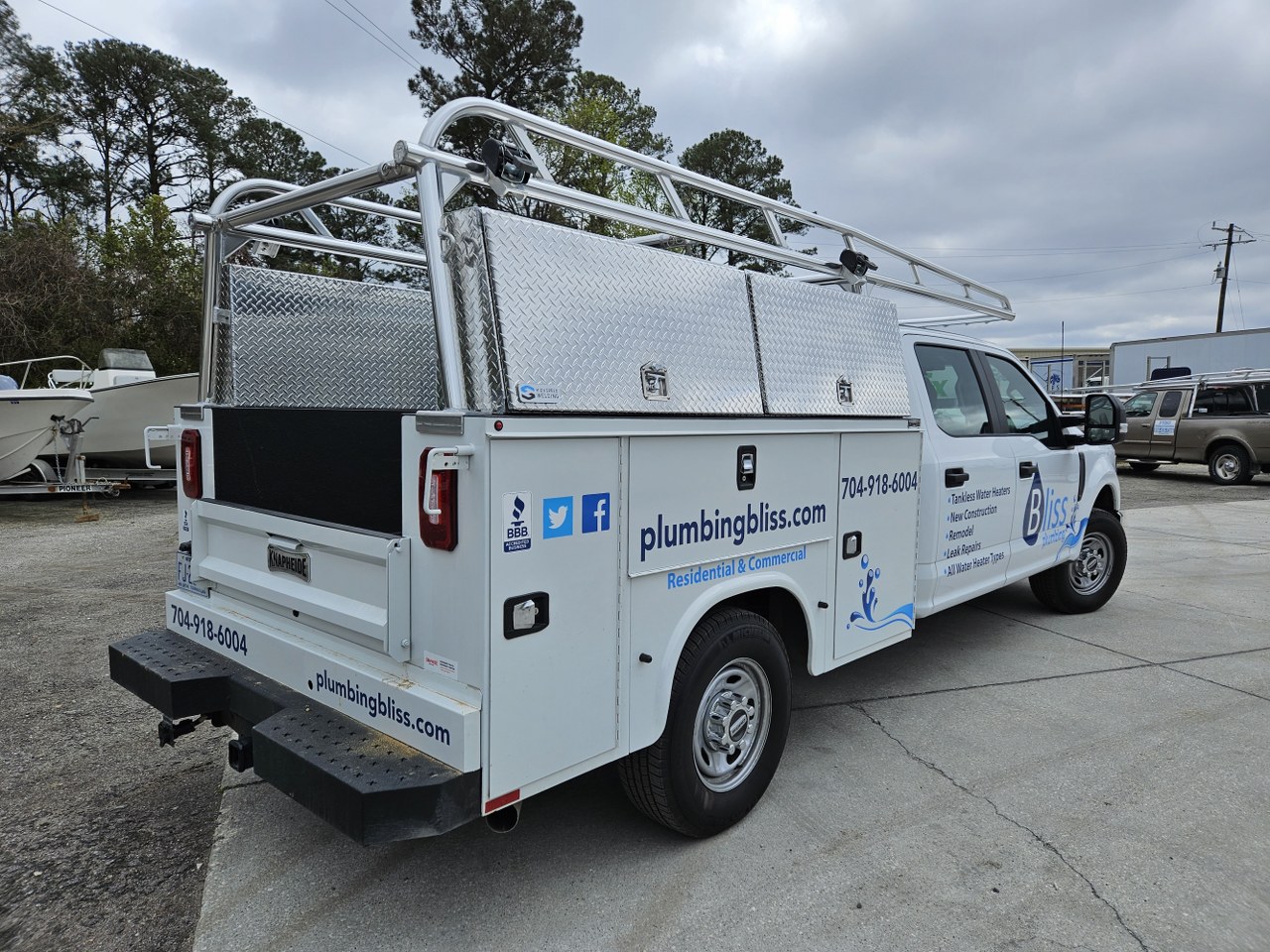 Aluminum Ladder Rack for Knapheide Service Body