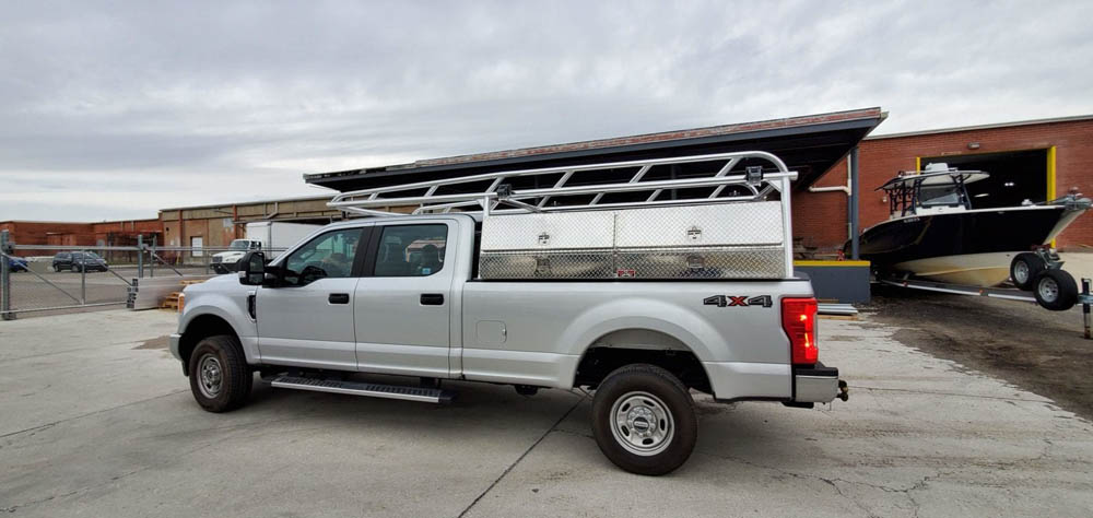 Heavy-Duty Truck Rack for Ford F350 Pickup - Aluminum Ladder Rack
