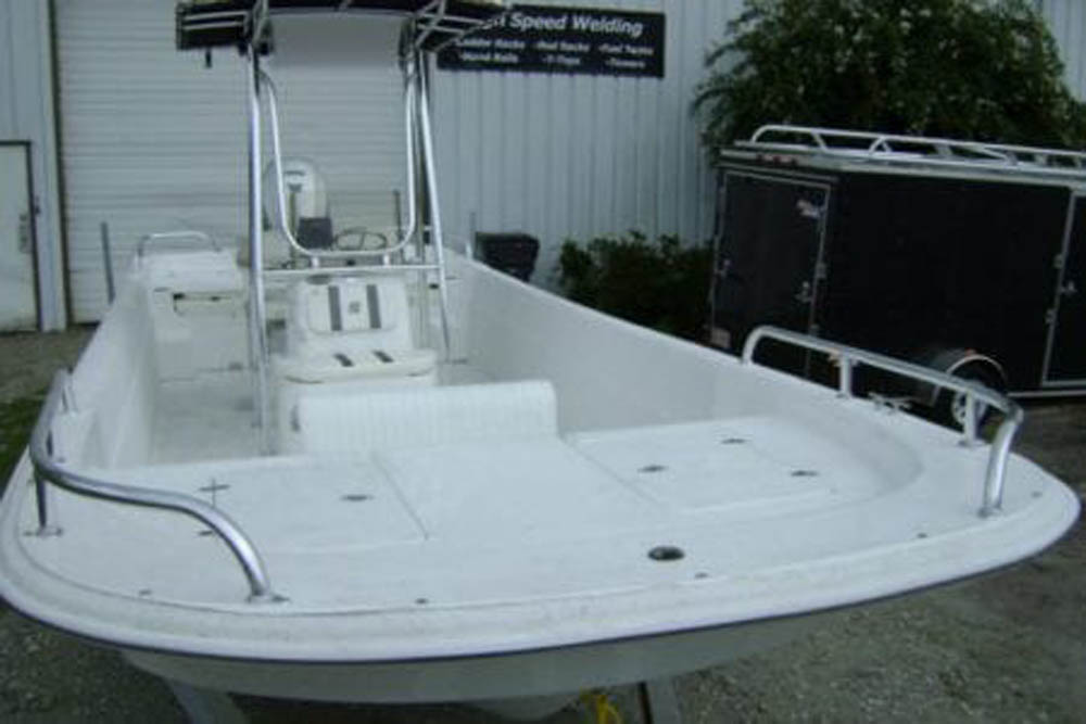 Bow Rails and Stern Rails for Carolina Skiff