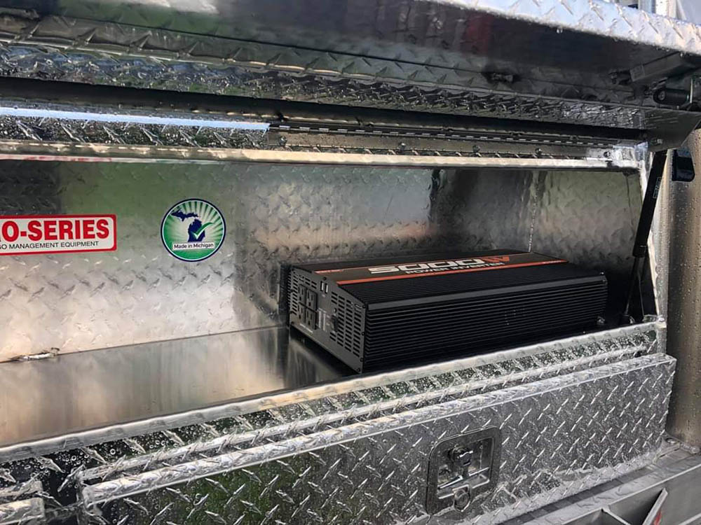 Ladder Rack for a Flat Bed Truck Custom Truck Rack