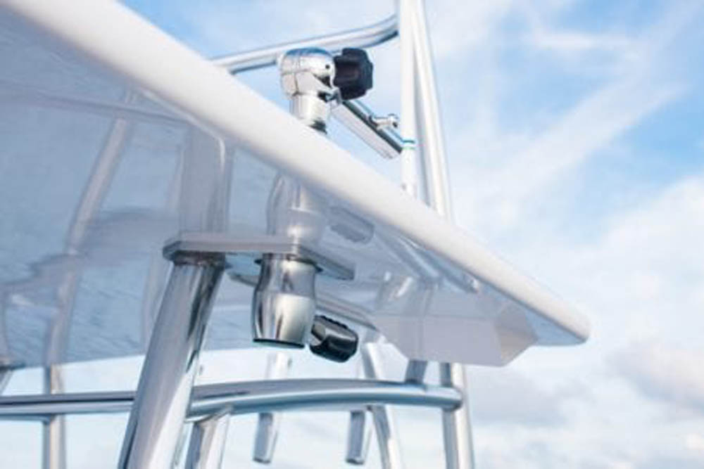 Custom Cobia Tower For A Center Console Boat Aluminum Boat Towers