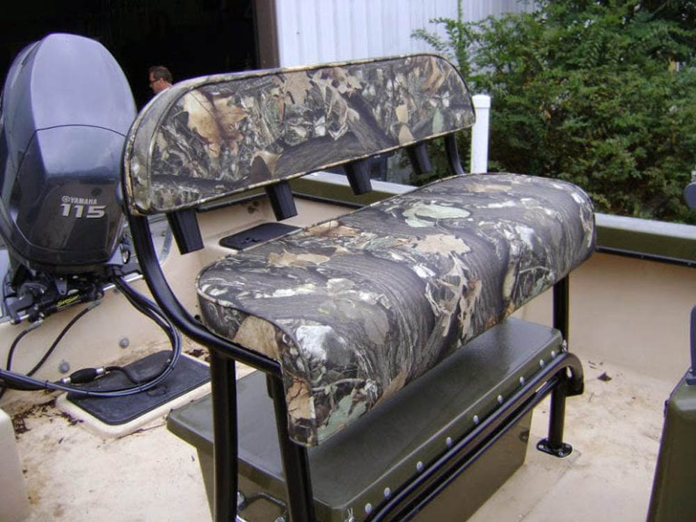 Leaning Post With Camouflage Cushion Powder Coated Aluminum