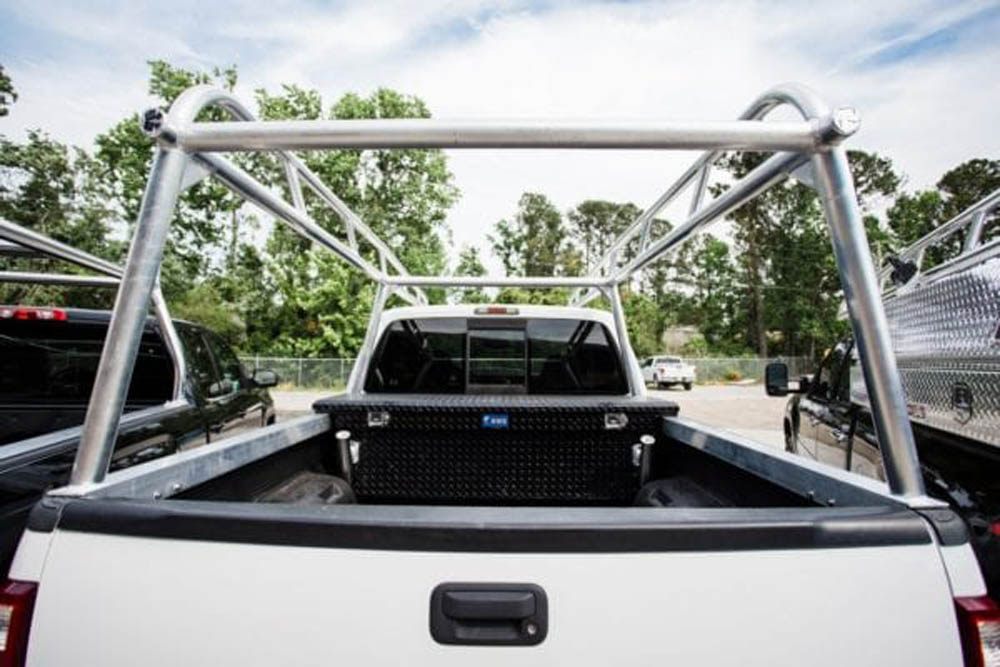 Truck Rack with Solid Rear Bar