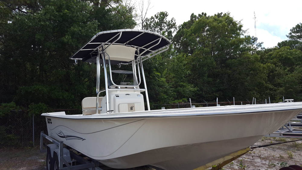 Carolina Skiff T Top Custom Aluminum Boat Top for Carolina Skiff Boats