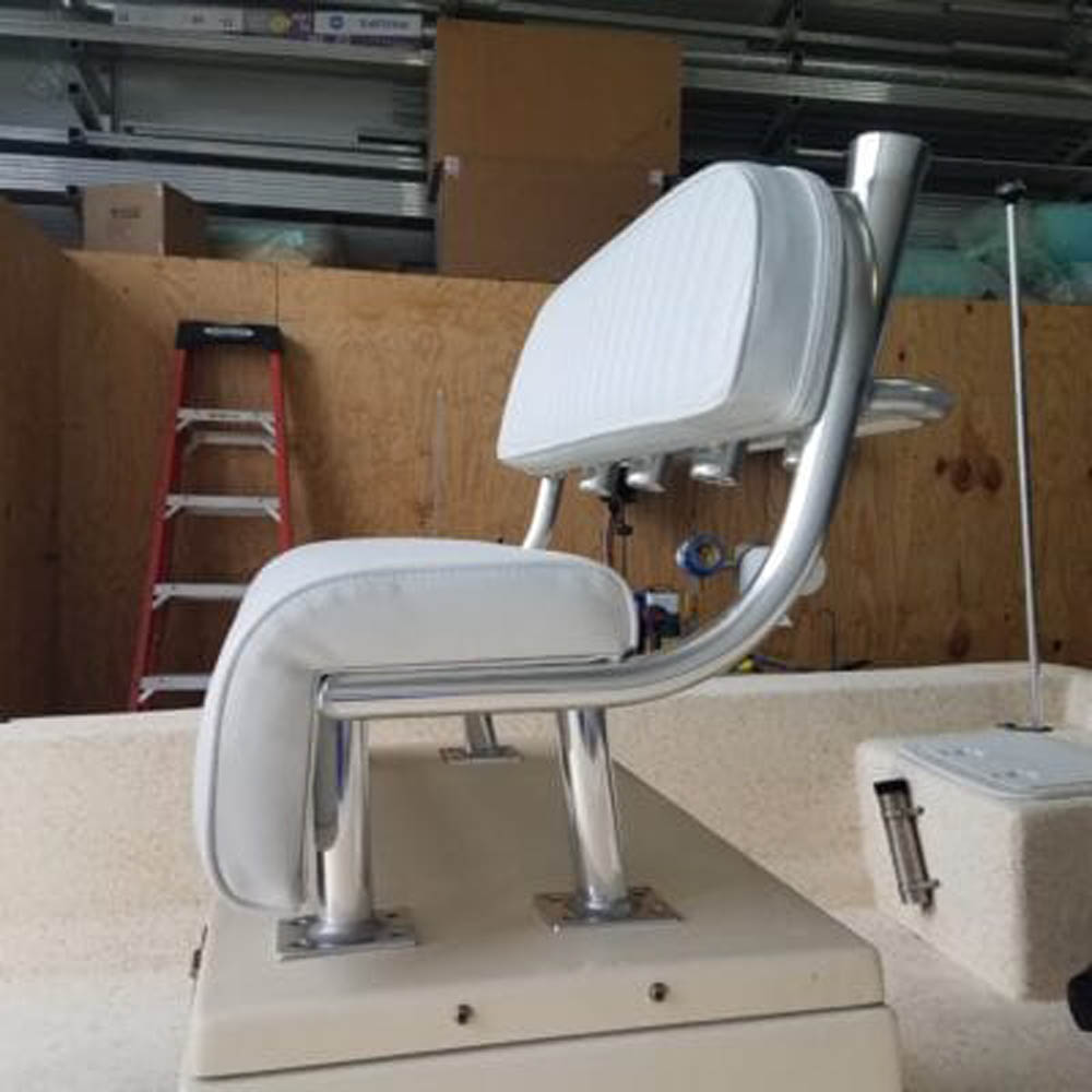 Custom Leaning Post Frame and Cushion Highspeed Welding