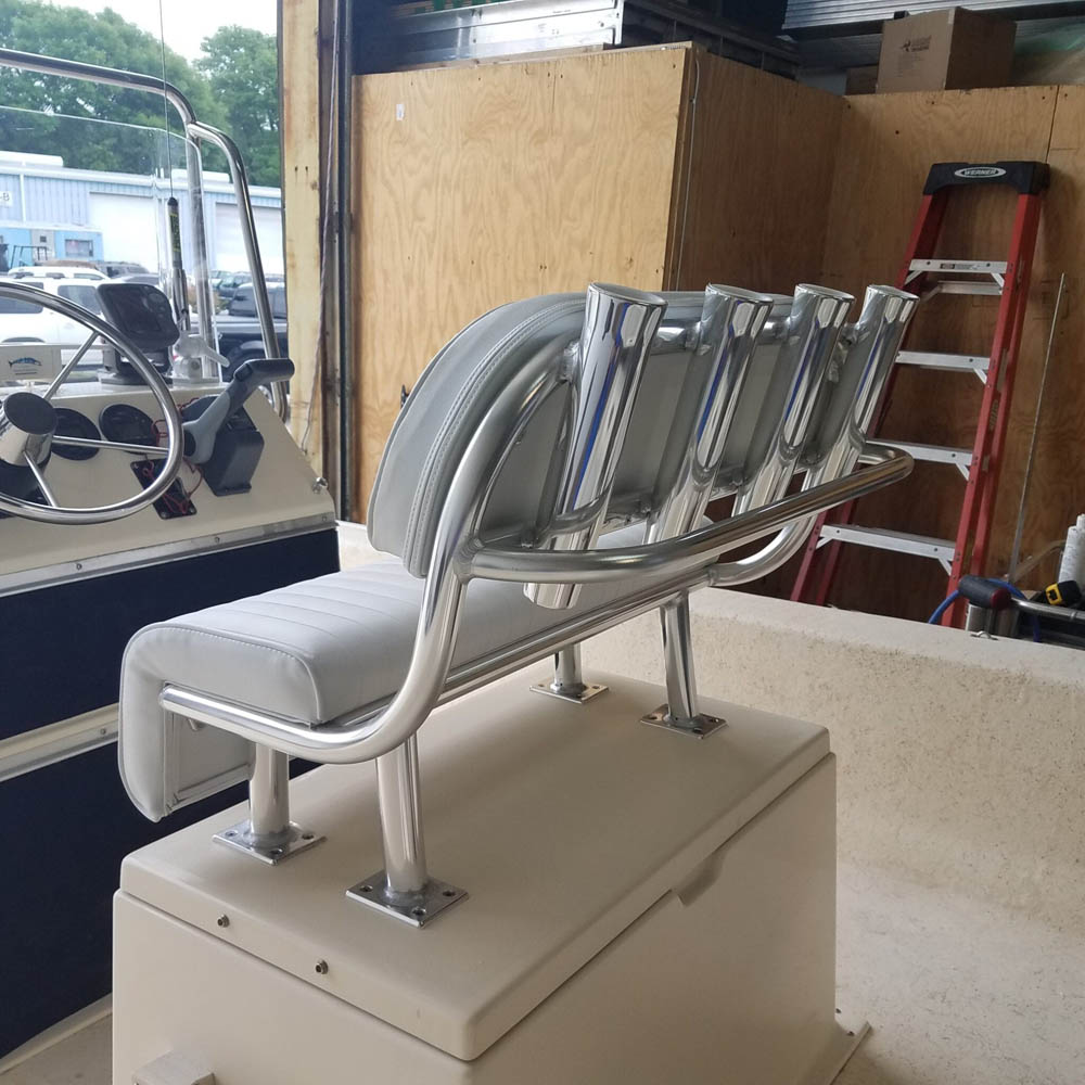 Custom Leaning Post Frame and Cushion Highspeed Welding