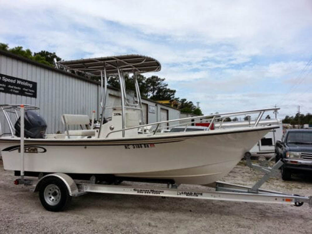 Custom Aluminum Bow Rail - Boat Bow Rail and T Top