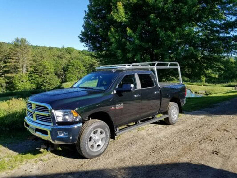 Custom Aluminum Truck Ladder Rack