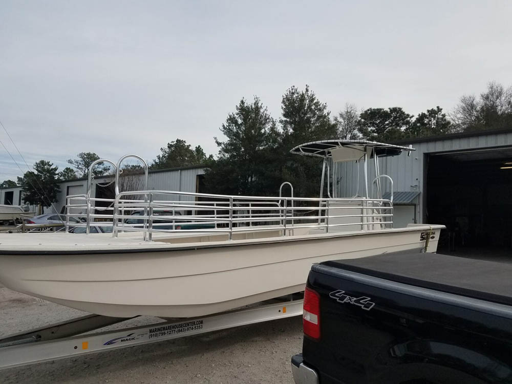 Safety Rails For Carolina Skiff Custom Aluminum Boat Rails