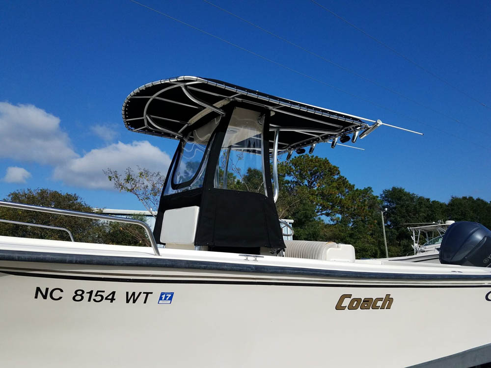 Custom Boat Curtains For A Parker Center Console High Speed Welding