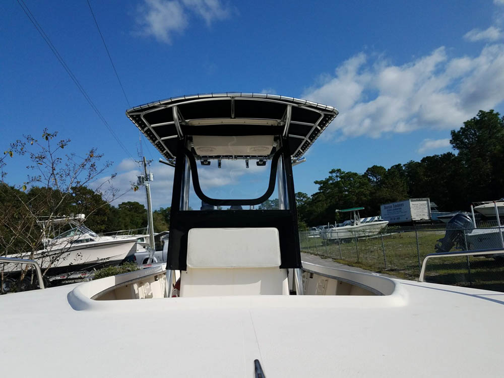 Custom Boat Curtains For A Parker Center Console High Speed Welding