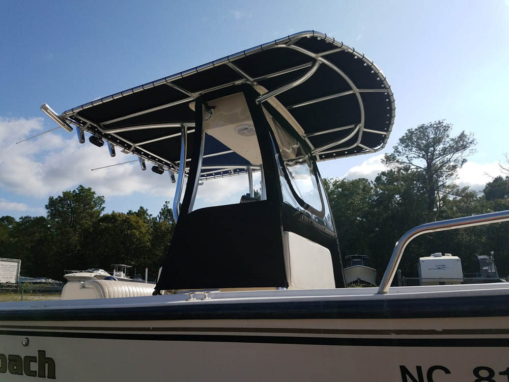 Custom Boat Curtains For A Parker Center Console