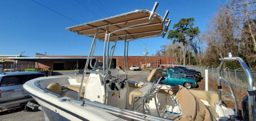 Aluminum T Top for Key West Boat