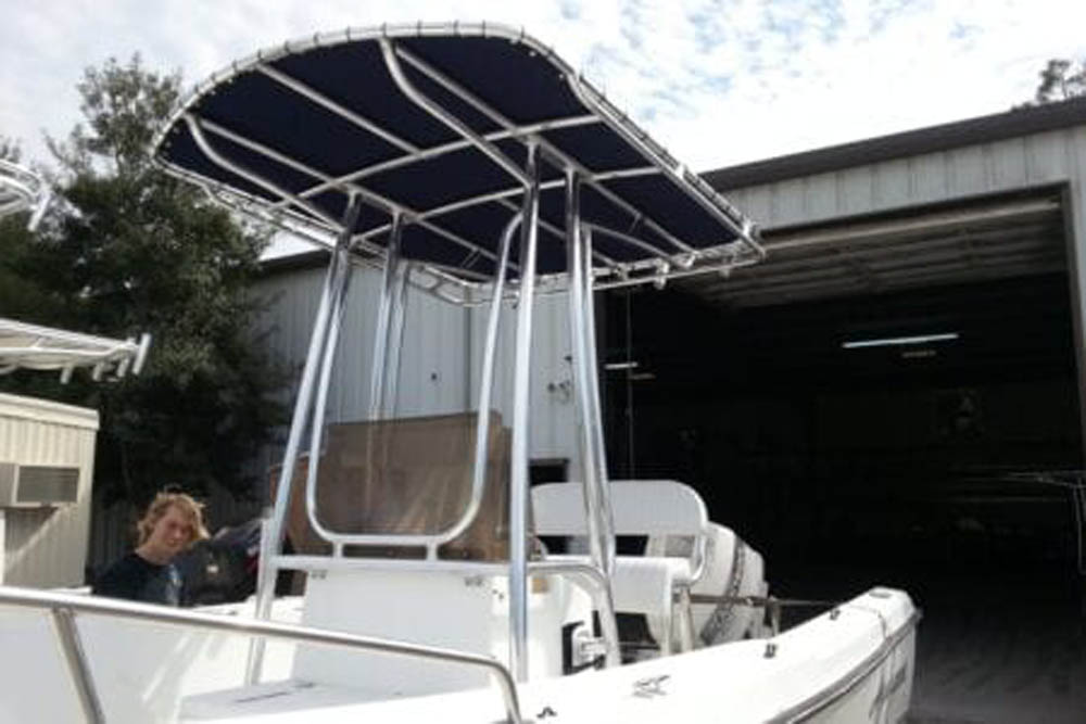 T Tops For Boats and Cobia Towers, Custom Aluminum Marine Fabrication