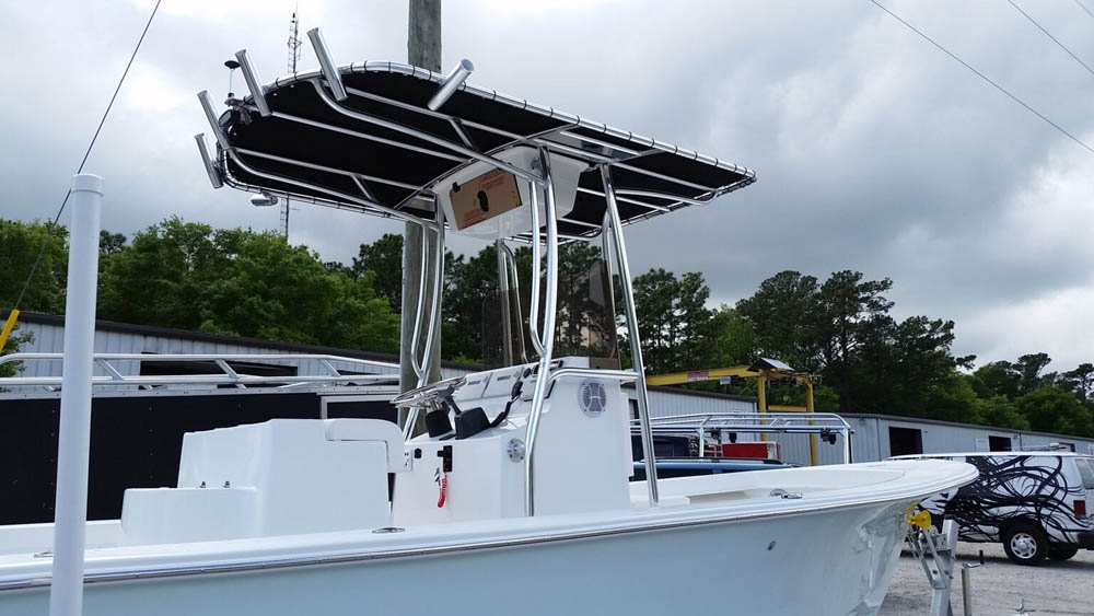C Hawk Boat T Top Canvas T Top for CHawk Boat