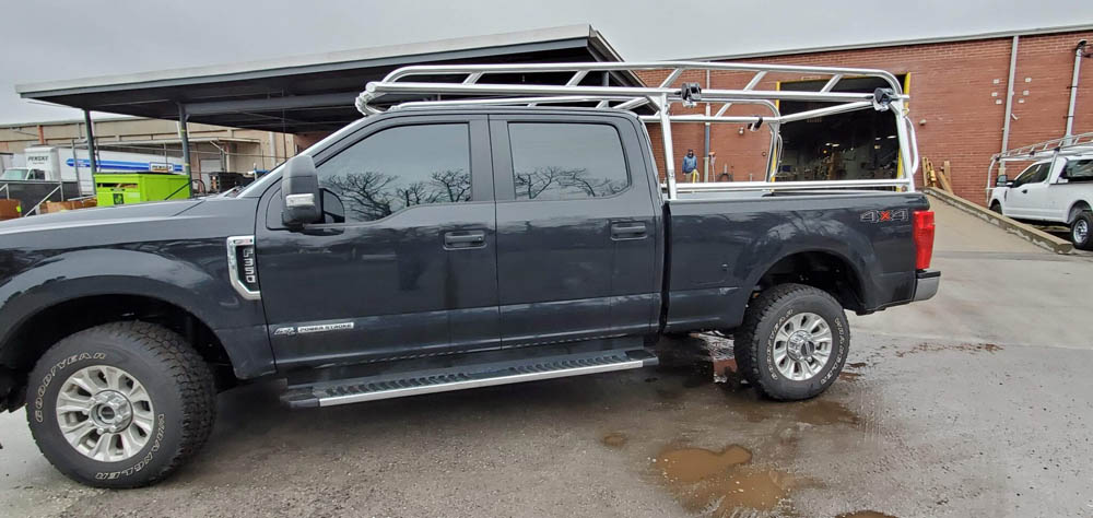 Custom F-350 Ladder Rack - Aluminum Truck Ladder Rack