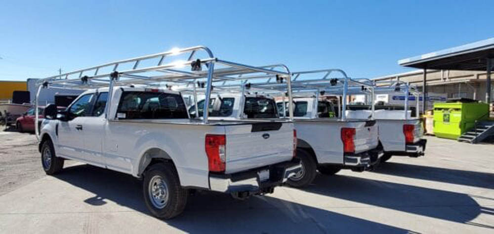 Custom truck racks for a fleet