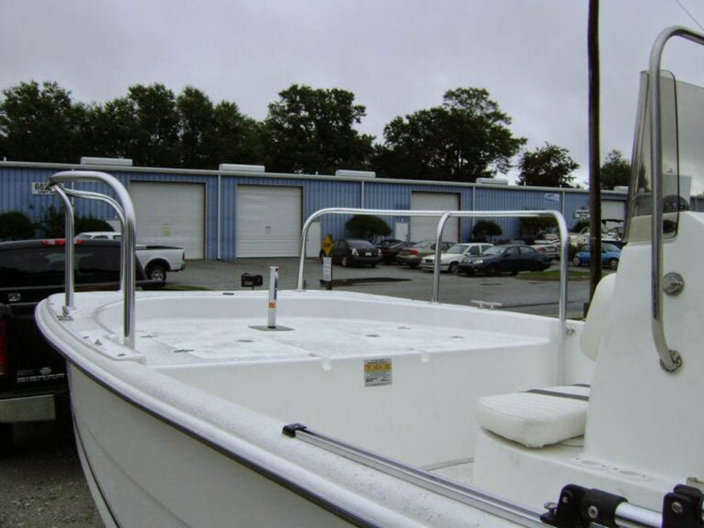 Custom Rails For Carolina Skiff Large Aluminum Bow Rail