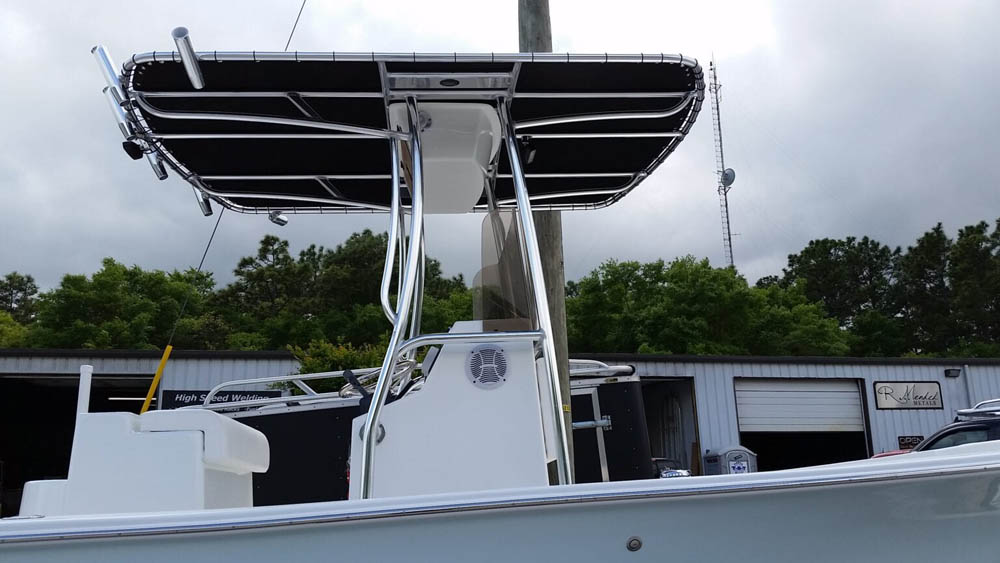 C Hawk Boat T Top Canvas T Top for CHawk Boat