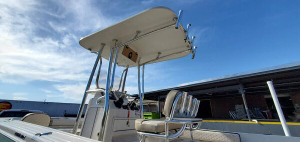 Boat Hardtop and Leaning Post Frame