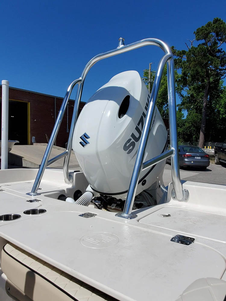 Aluminum Ski Pull for Carolina Skiff 21 High Speed Welding