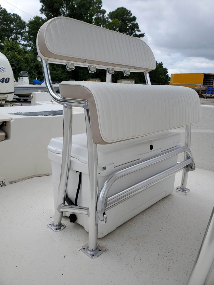 Carolina Skiff Leaning Post with Backrest High Speed Welding