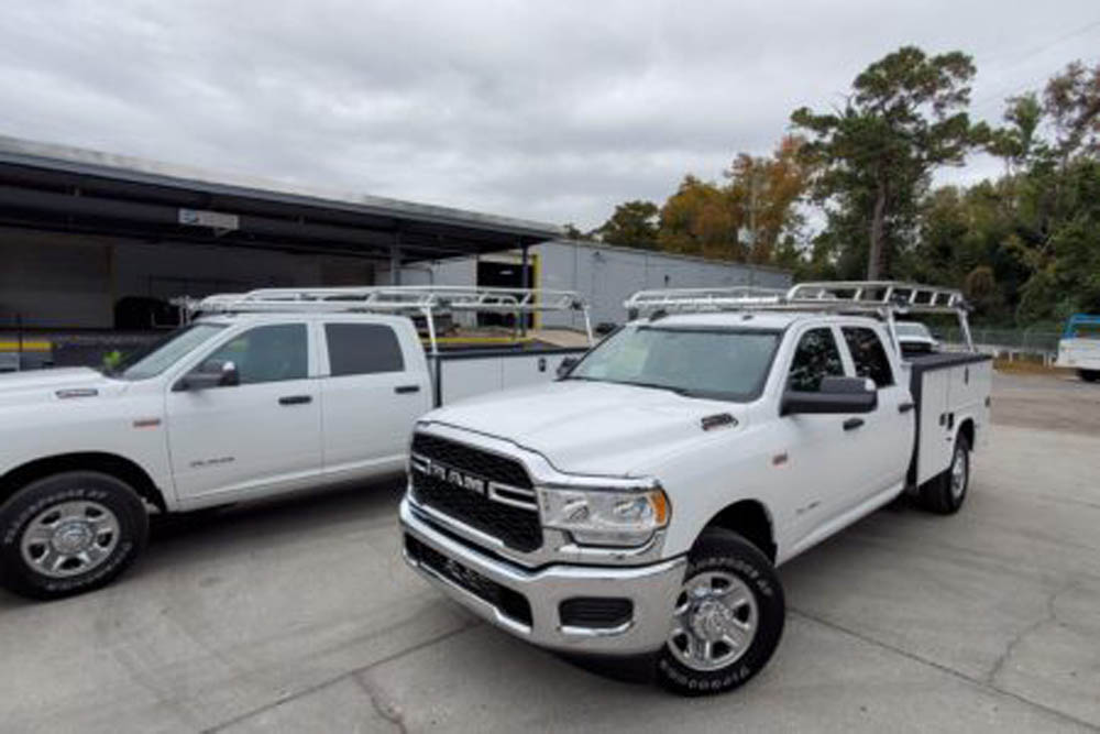 Knapheide Fleet Trucks with Ladder Racks