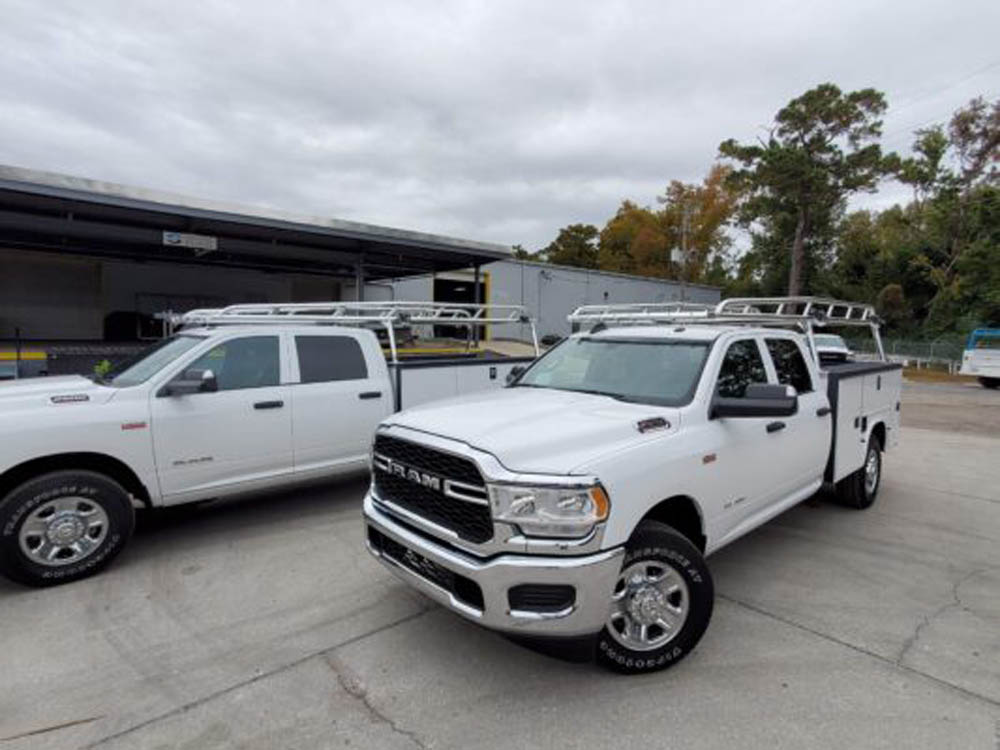 Knapheide Fleet Trucks with Ladder Racks