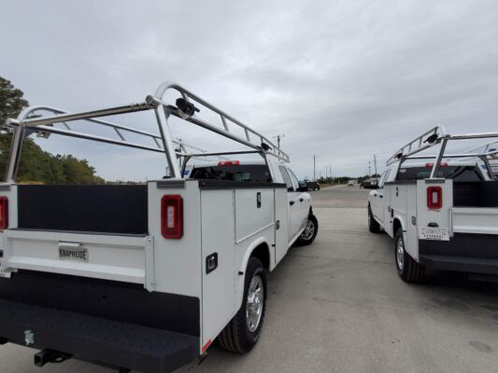 Aluminum Utility Body Ladder Racks