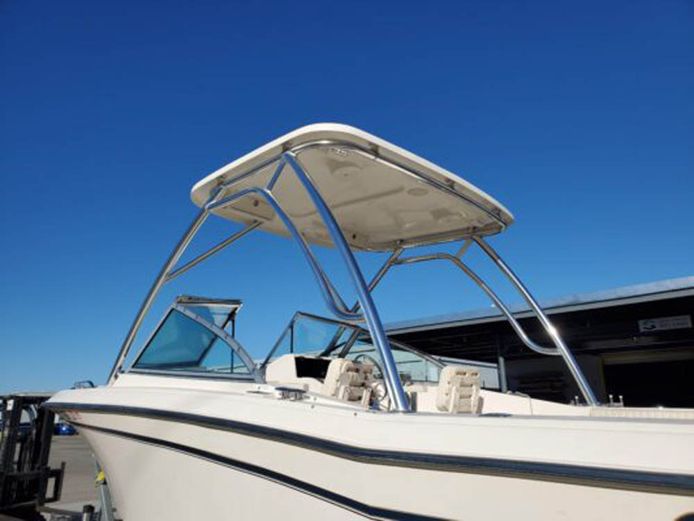 fiberglass hardtop for dual console boat